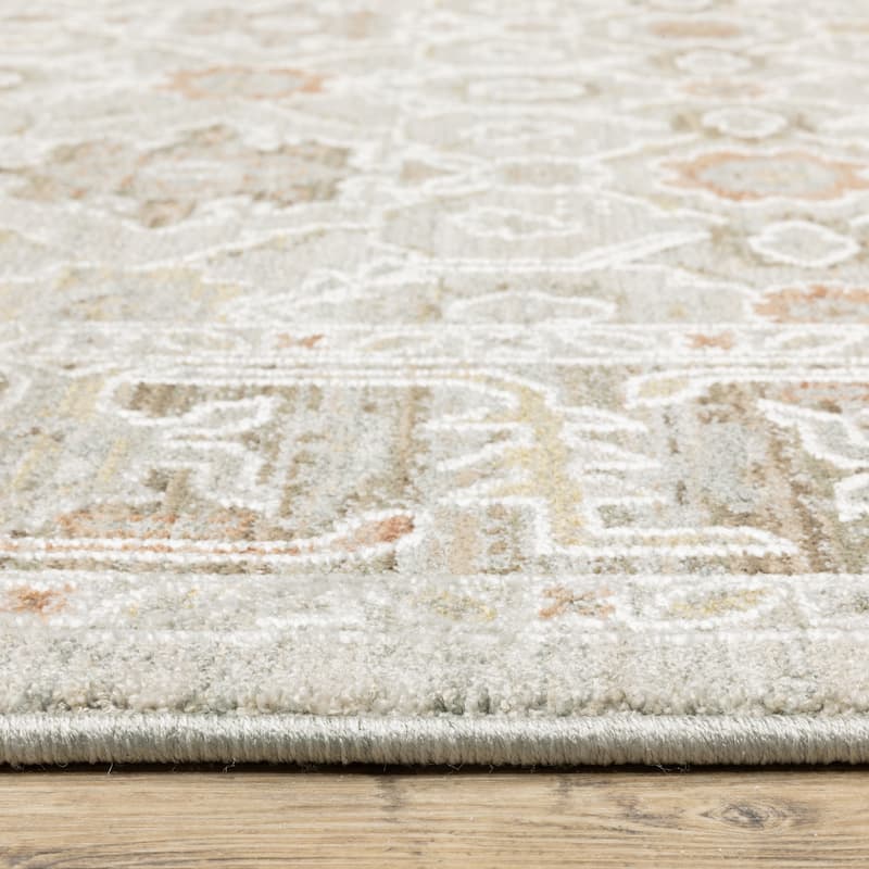 Kellan Vintage Floral Beige/ Multi Area Rug