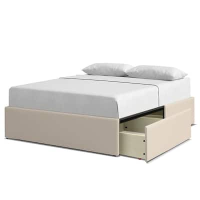 "Mammoth" Upholstered Platform 2 Drawer Storage Bed
