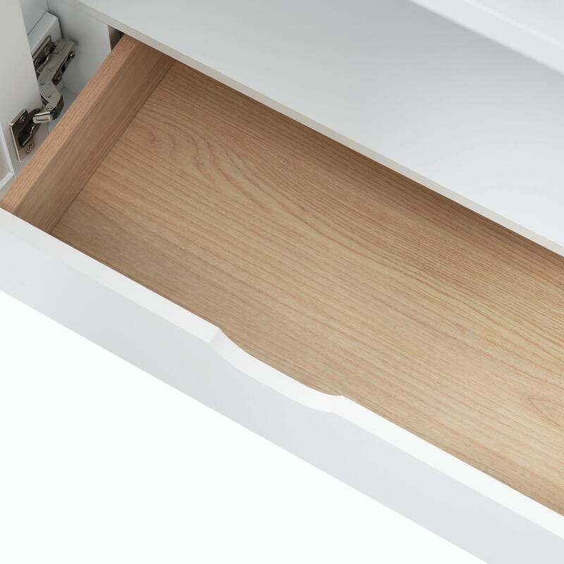 30" Bathroom Vanity with Ceramic Sink and Ample Storage
