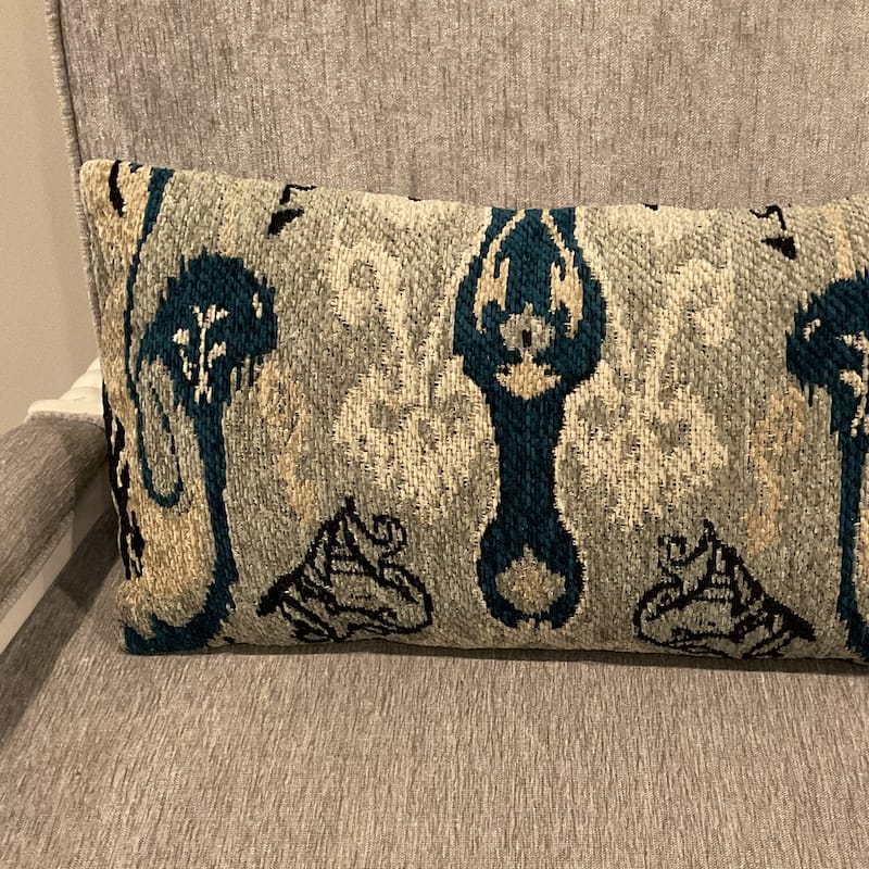 HERAT ORIENTAL Handmade Chenille Throw Pillow