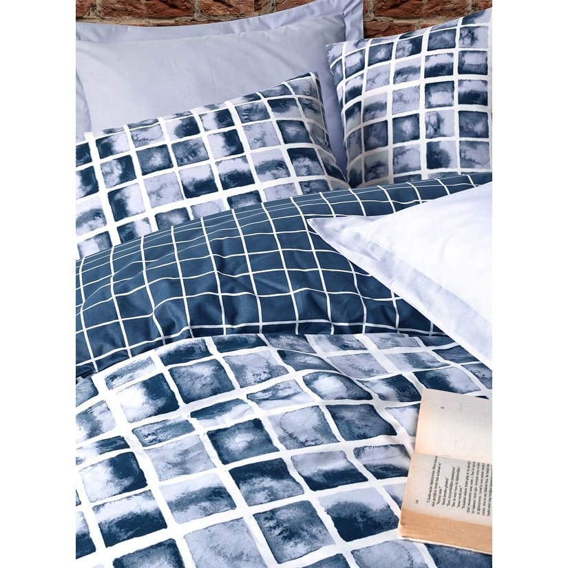 SUSSEXHOME Blue Creation Full Size Duvet Cover Set, Hypoallergenic