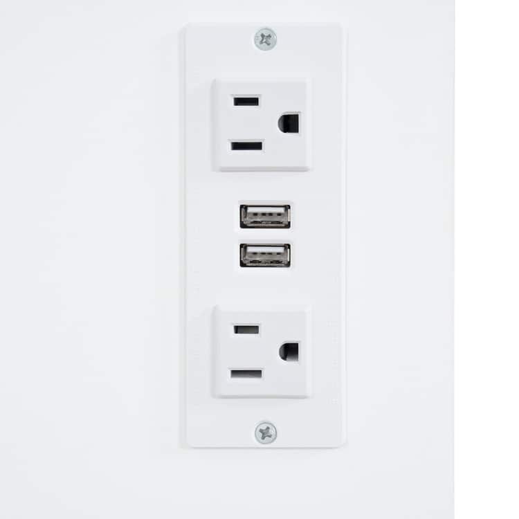 Makeup Vanity Table with 11 Lights, Power Outlet, 7 Drawers & Mirror