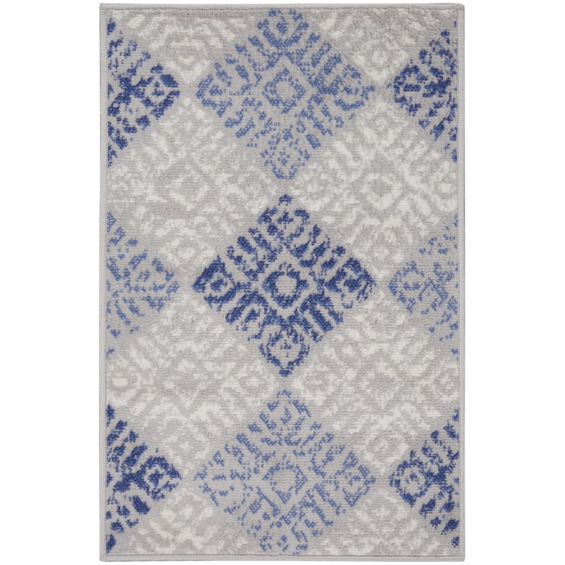 Power Loomed Geometric Modern Stain Resistant Area Rug - 36' X '24' X '0.39