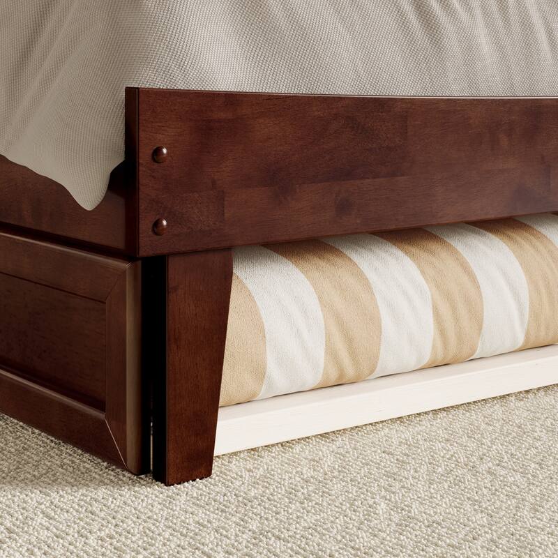 Phoenix Wood Platform Bed with Trundle