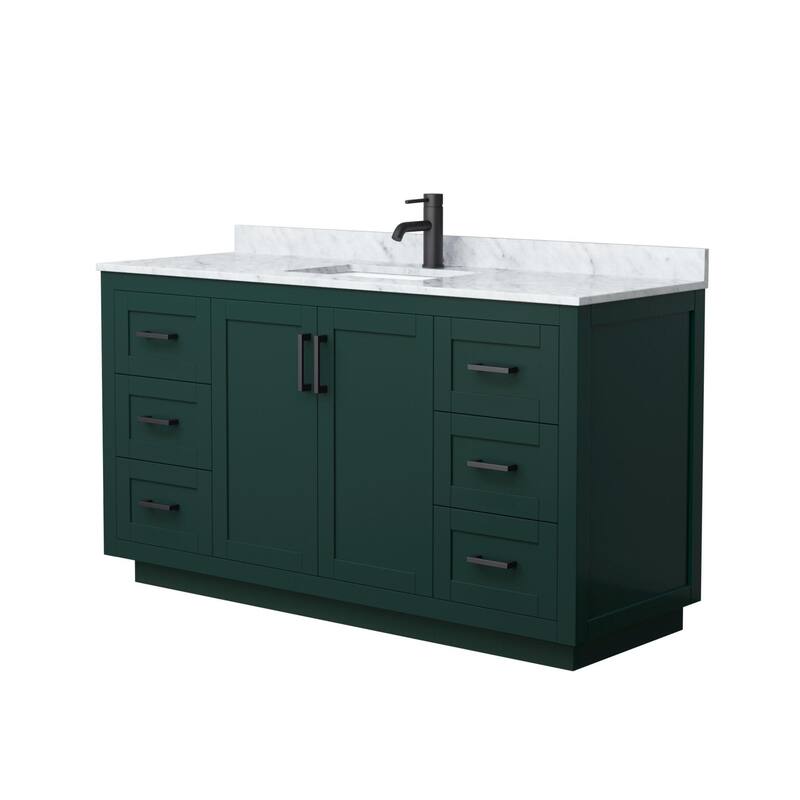 Wyndham Collection Miranda 60" Free Standing Single Basin Vanity Set