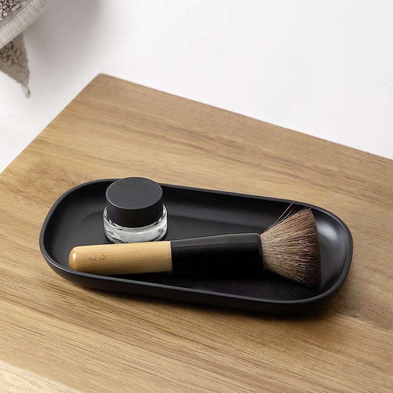 Aiello 3-Piece Solid Plastic Bathroom Accessory Set