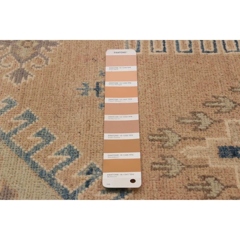 ECARPETGALLERY Hand-knotted Finest Ghazni Copper Wool Rug - 6'6 x 9'11