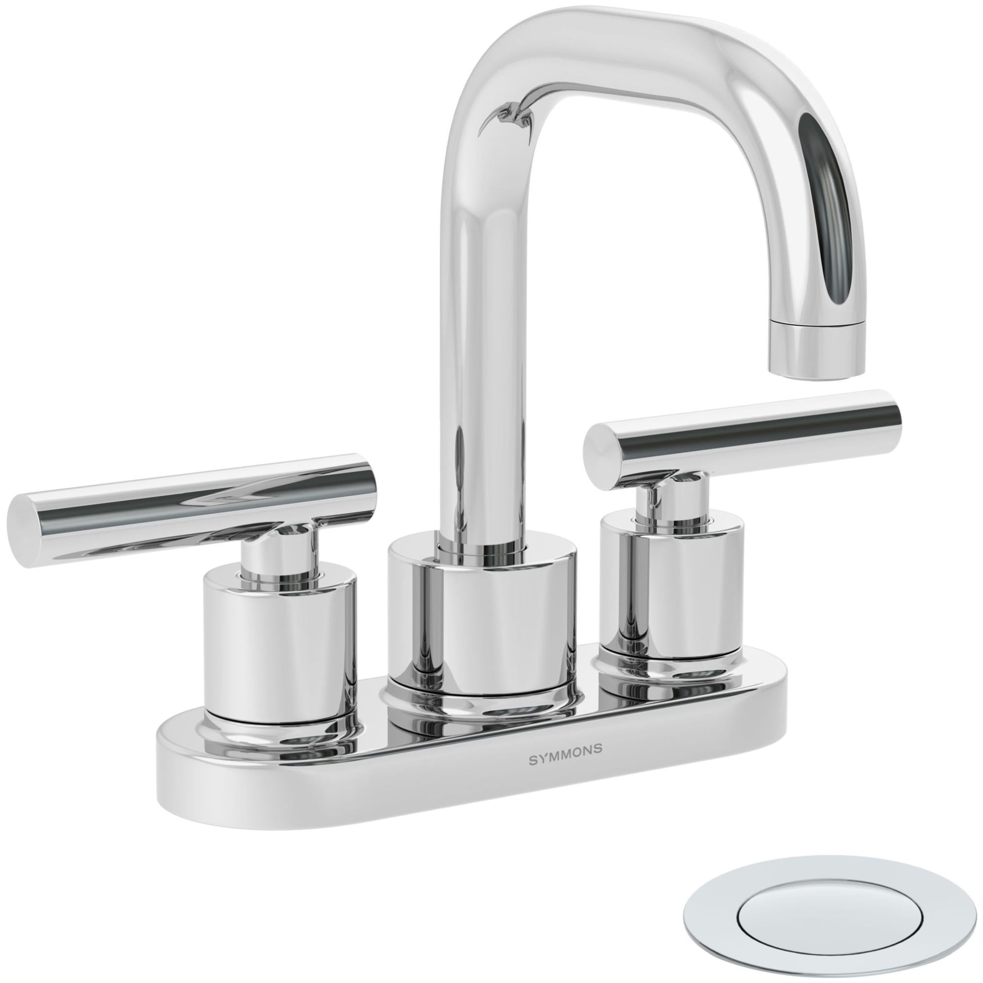 Symmons SLC3512PP Dia 1.0 GPM Centerset Bathroom Faucet with Pop-Up