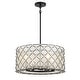 preview thumbnail 2 of 0, Minka Lavery 2864 Sheer Elegance 4 Light 21" Wide Taper Candle Pendant