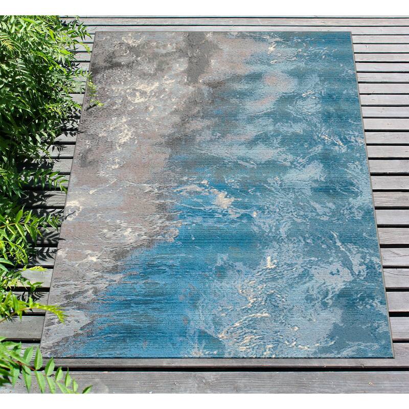 Liora Manne Marina Surf Indoor/Outdoor Rug