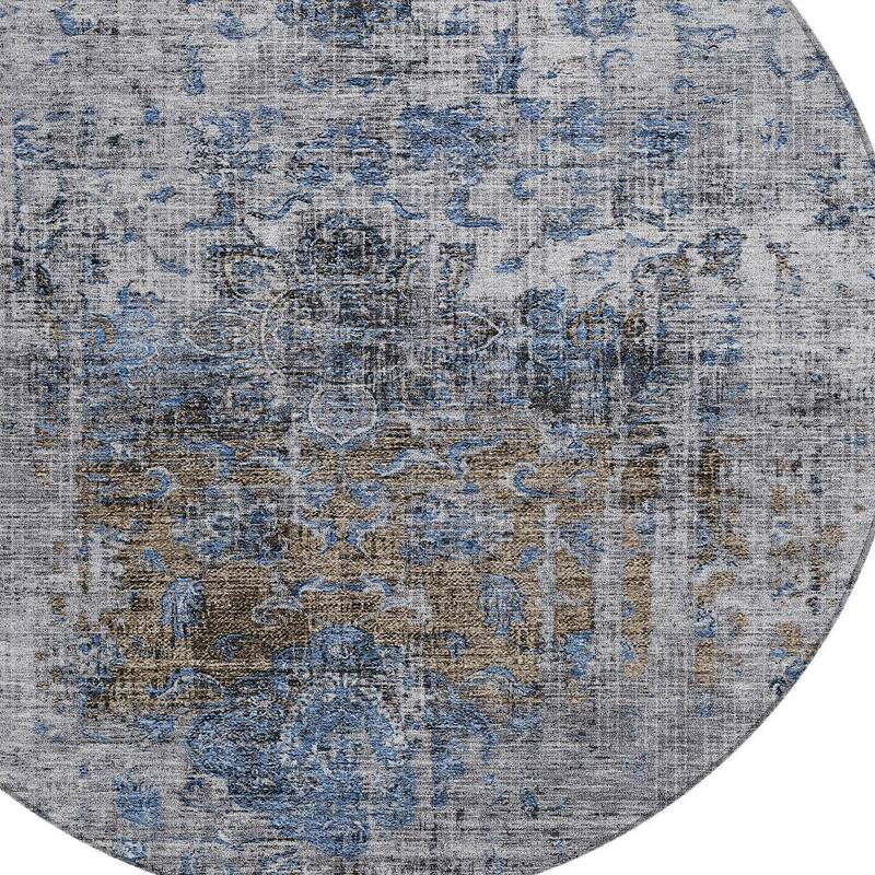 HomeRoots Floral Traditional Rectangle Outdoor Rug