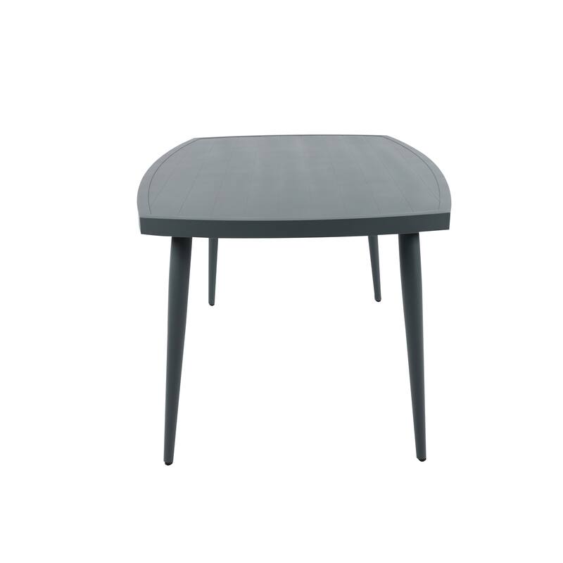 Patio 7-Piece Dining Set with Cushions and Pillows, Umbrella Hole