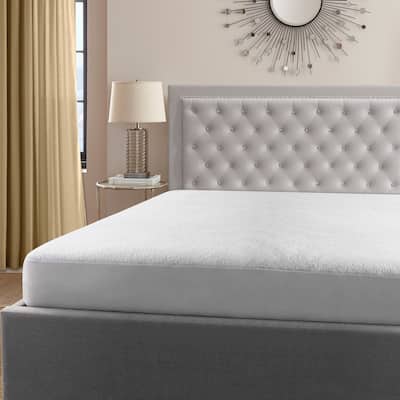 Superior Hinsdale Hypoallergenic Cotton Waterproof Mattress Protector - White