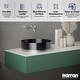 preview thumbnail 11 of 13, Karran Cinox Stainless Steel Round Vessel Sink