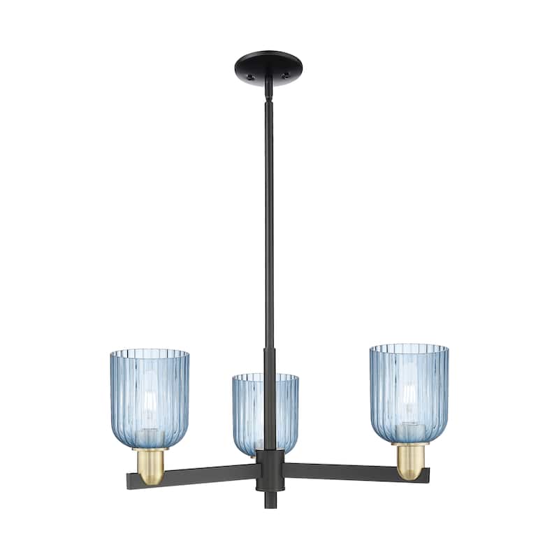 Innovations Lighting Downtown Urban - Bridal Veil - 3 Light 18" Chandelier