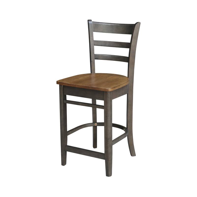 30" Round Counter Height Table With 2 Emily Stools - Set of 3