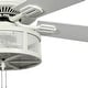 preview thumbnail 6 of 8, Copper Grove Uoleva 52-inch 5-blade Alabaster Mesh LED Ceiling Fan White - Pull Chain