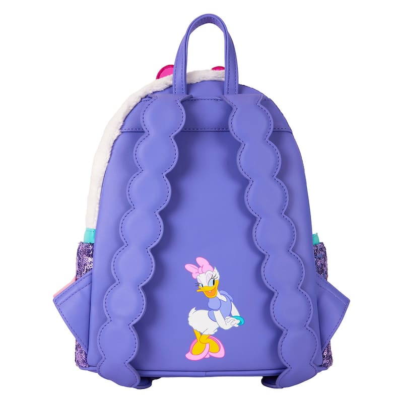 Daisy Duck 85th Anniversary Sequin Plush Cosplay Mini Backpack