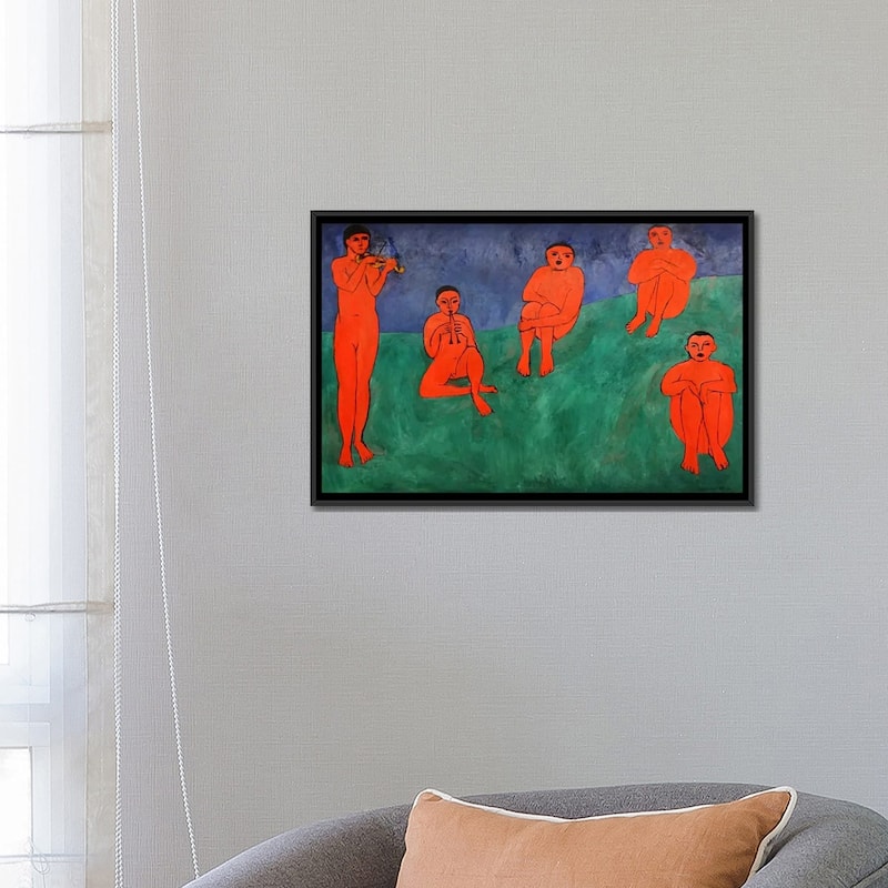 iCanvas "Music" by Henri Matisse Framed Canvas Print