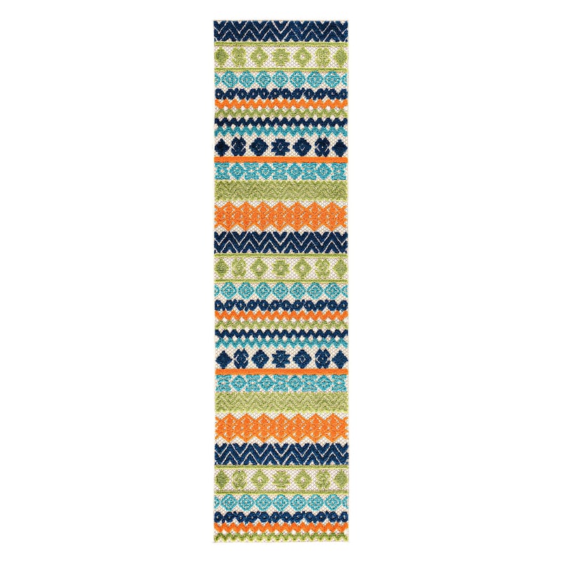 Troyes Contemporary Bohemian Indoor/Outdoor Area Rug