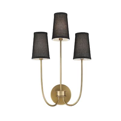 Meridian M90065 3 Light 23" Tall Wall Sconce