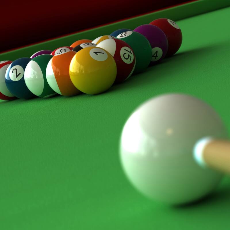 Mini Table Top Pool Table Set