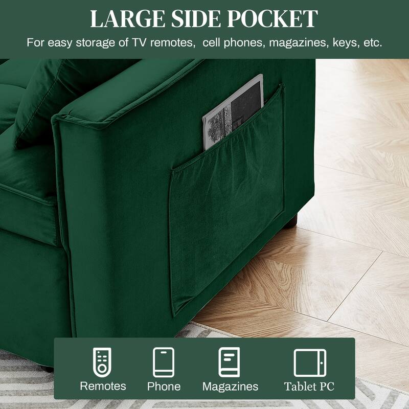 Ouyessir 3 in 1 Multi-Functional Convertible Sleeper Sofa Bed
