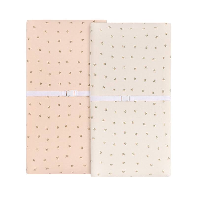 Ely's & Co. Baby Fitted Changing Pad Cover - Cradle Sheet Set - 2 Pack - 32" x 16"