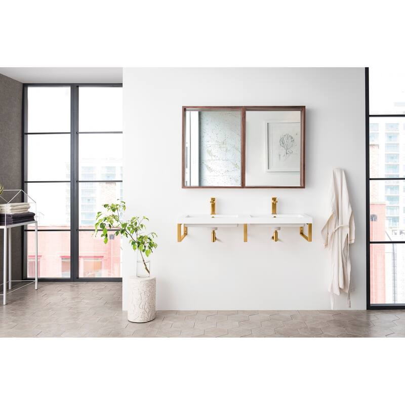 James Martin Vanities 055BK1847WG2 Boston 47-5/16" Rectangular
