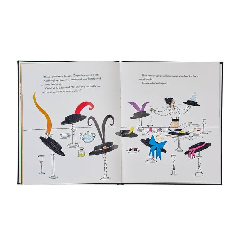Graphic Image The Gospel According to Coco Chanel Coffee Table Book, Leather, White