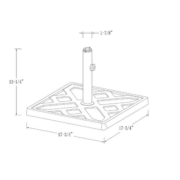 Middlebrook Square Block Outdoor Umbrella Base On Sale Bed Bath