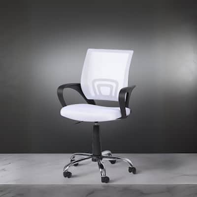 Ergonomic Breathable Mesh Office Chair – Adjustable Design with Lumbar Support and Enhanced Mobility with 360° Swivel Wheels