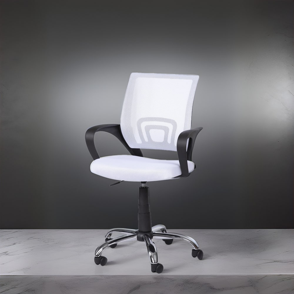 Ergonomic Home Office Desk Chair with Adjustable Lumbar Support
