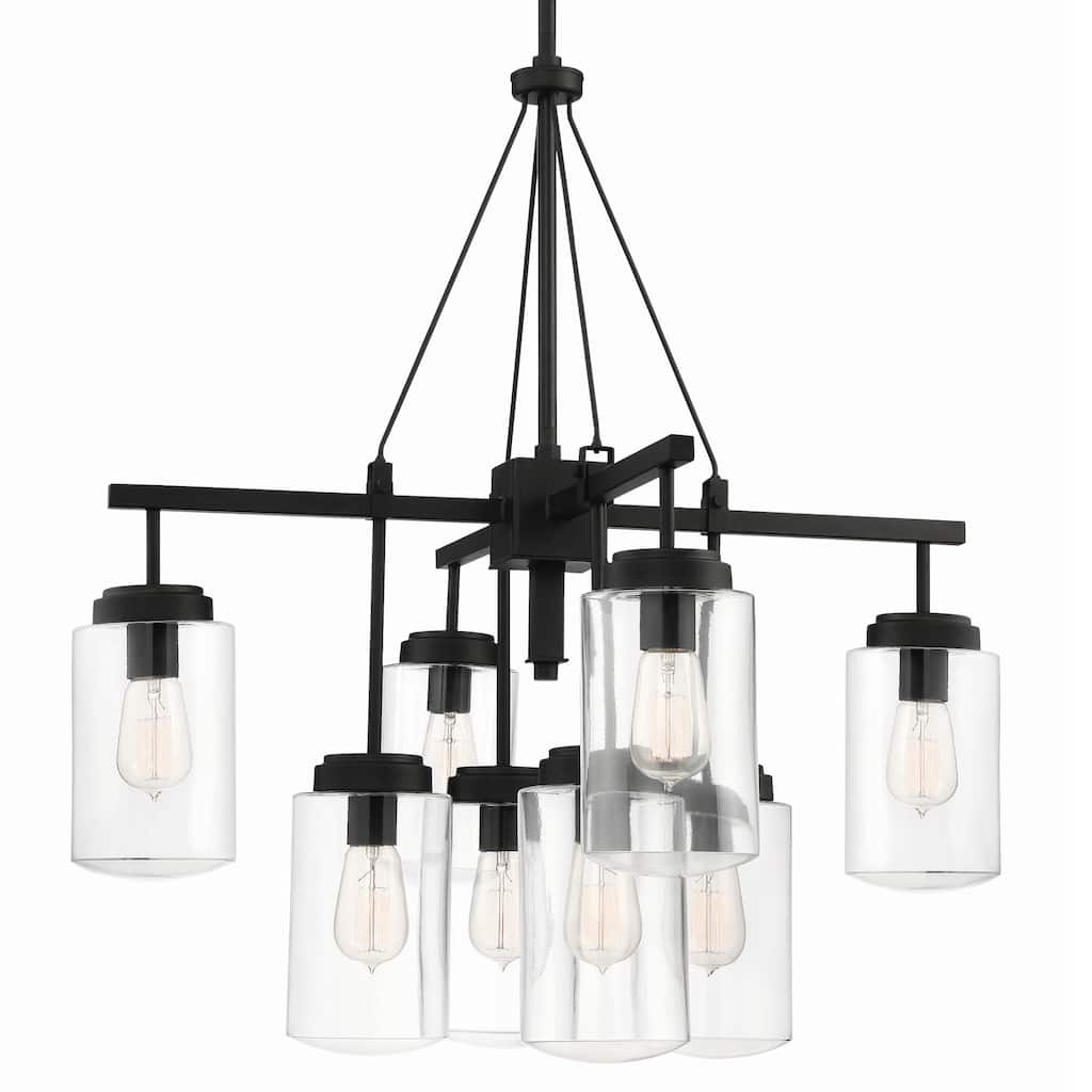 Craftmade Crosspoint 8 Light 30" Wide Outdoor Chandelier