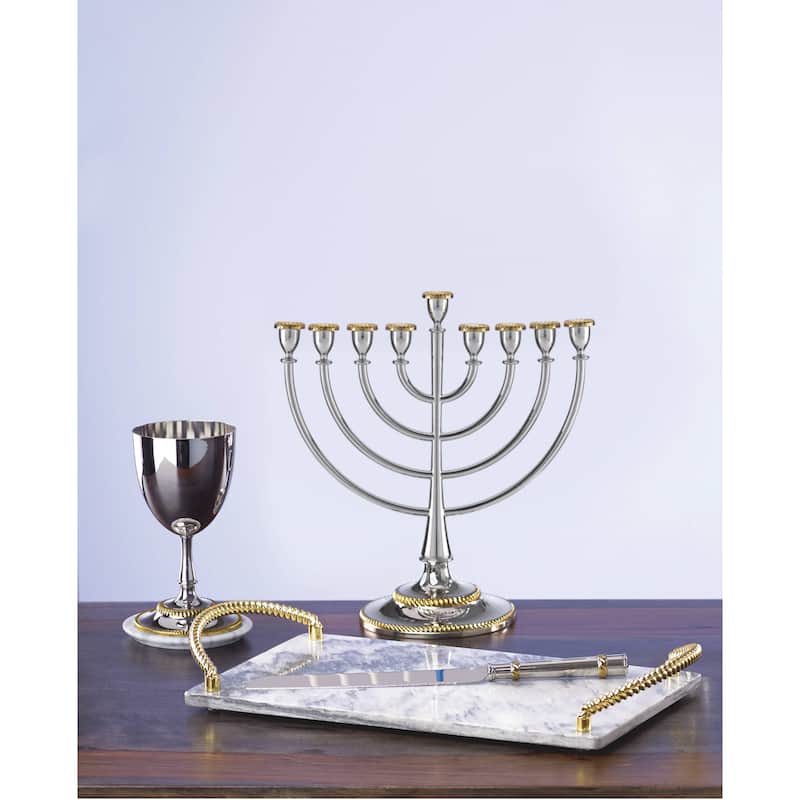 Reed And Barton Roseland Menorah