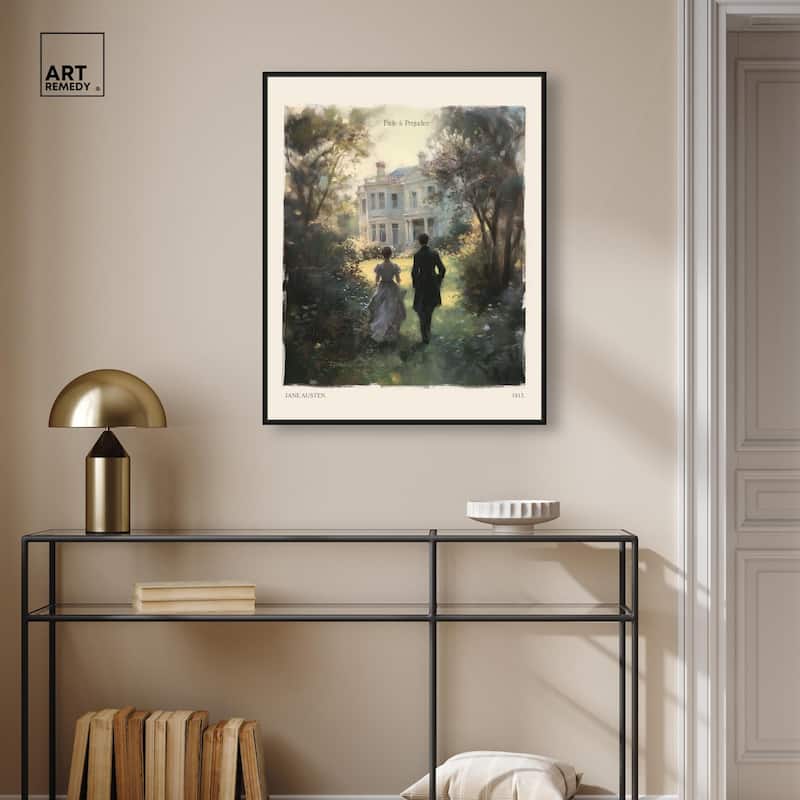 Pride and Prejudice Scene Canvas by Art Remedy
