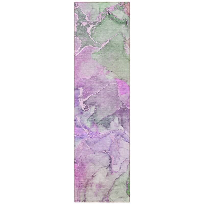 Almisi Unique Abstract Weather Resistant Sleek Contemporary Outdoor Rug