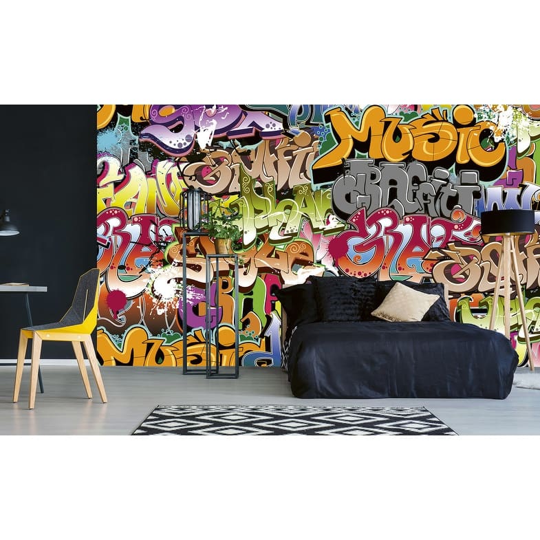 Dimex Graffiti Art Wall Mural - 98.4in x 147.6in x 0.025in