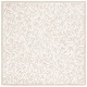 preview thumbnail 61 of 128, SAFAVIEH Handmade Jardin Fulga Wool Rug 3' Square - Ivory/Beige - Square