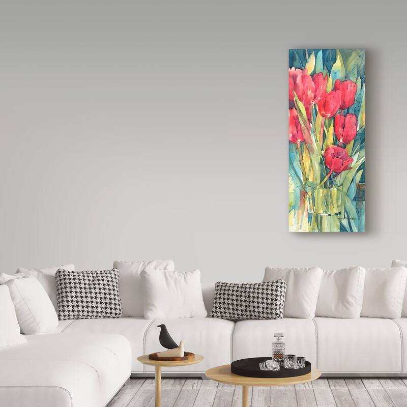 Annelein Beukenkamp 'Red Hot Tulips' Canvas Art