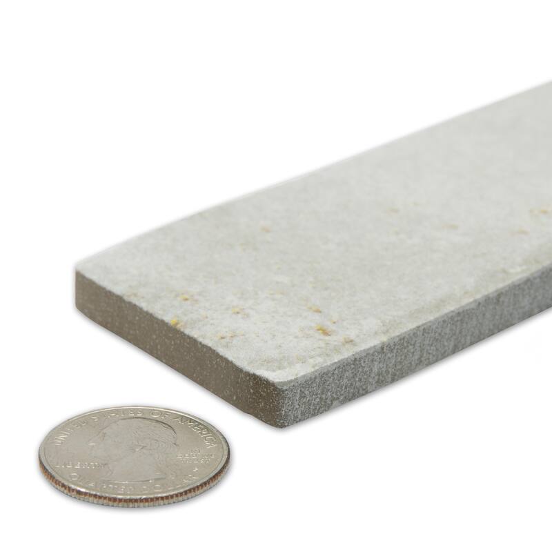 Merola Tile Scottsdale Light Grey 1-7/8" x 17-3/4" Porcelain Floor and Wall Tile