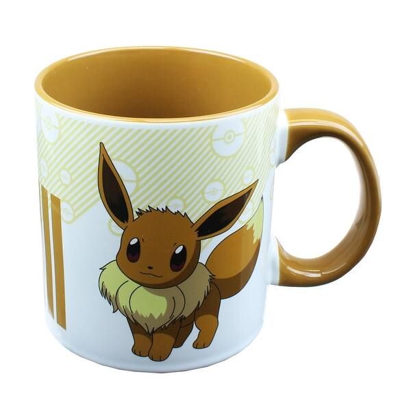 Pokemon Pokedex Evee 20oz Ceramic Mug - Multi - Bed Bath & Beyond - 15092246