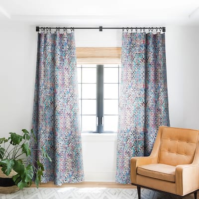 Blackout Hara Tiles Multi Made-to-Order Curtain Panel (One Panel)