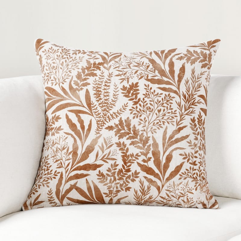 Villa by Classic Home Mulberry Belgian Linen Blend Throw Pillow
