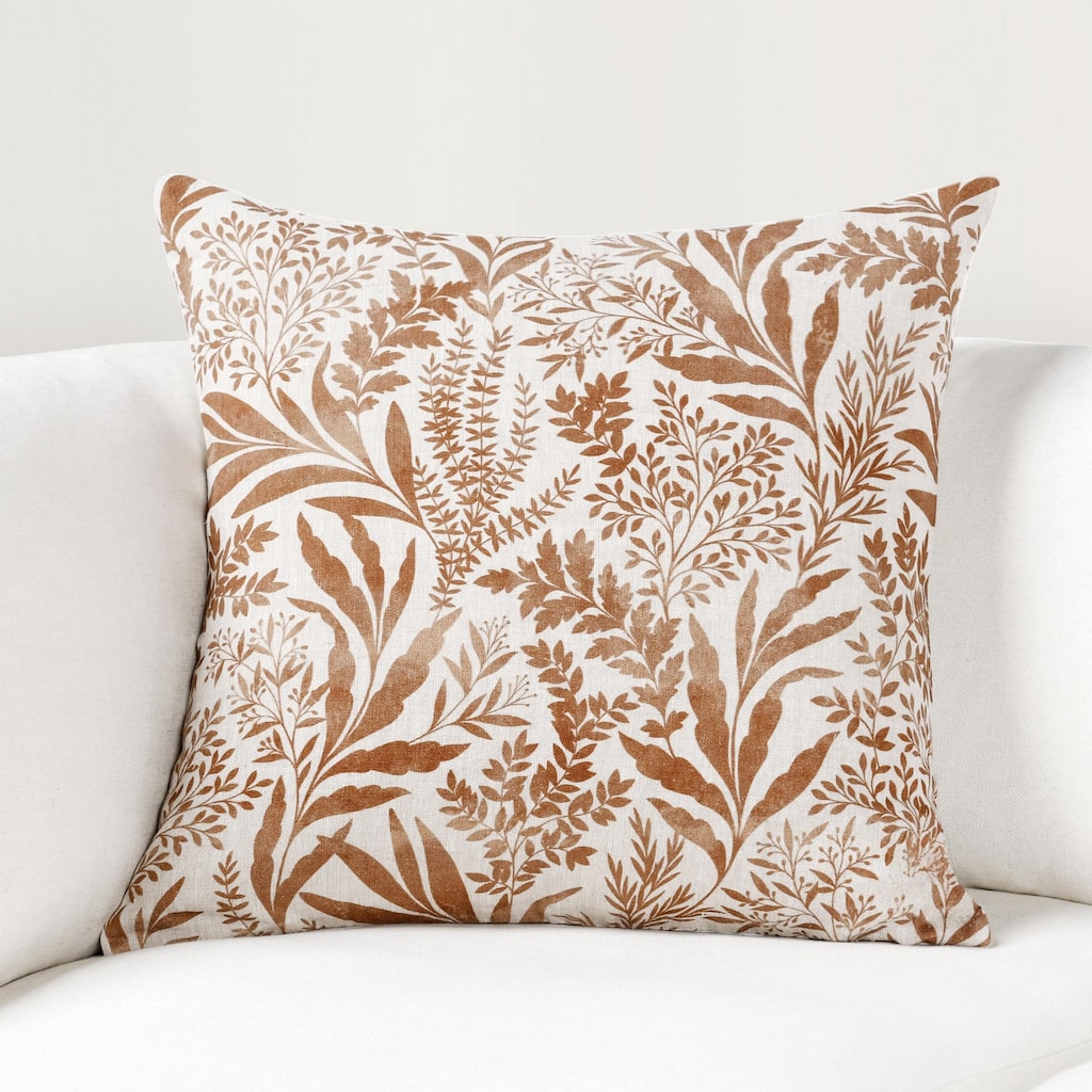 Villa by Classic Home Mulberry Belgian Linen Blend Throw Pillow