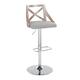 Option Grey Fabric/Light Grey Wood/Chrome
