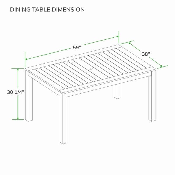 dimension image slide 0 of 2, Cambridge Casual Paxton 3-piece Teak Outdoor Dining Set
