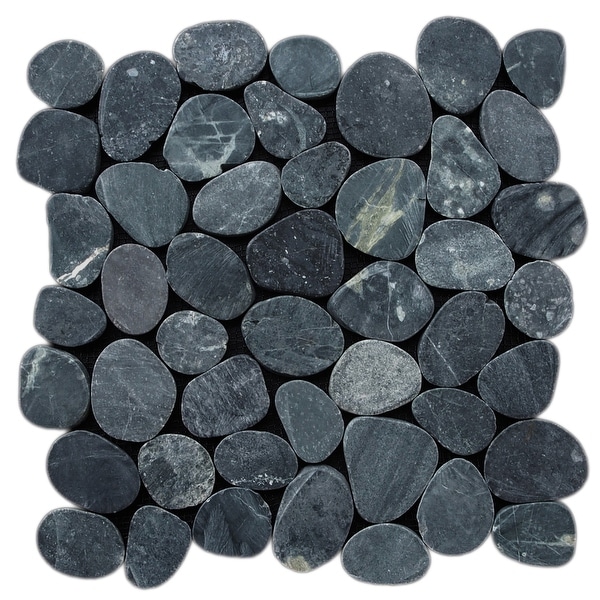 Miseno MT-S3 Sliced Pebble - 11-1/2" x 11-1/2" Pebble Floor and Wall Mosaic Tile