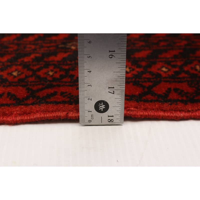 Teimani Red Rug 3'7" x 6'1" - 3'7 x 6'1