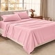 preview thumbnail 32 of 69, Bare Home Organic Cotton Flannel Sheet Set California King - Light Pink